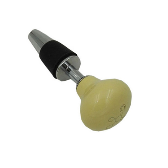 Wine stopper set with stand